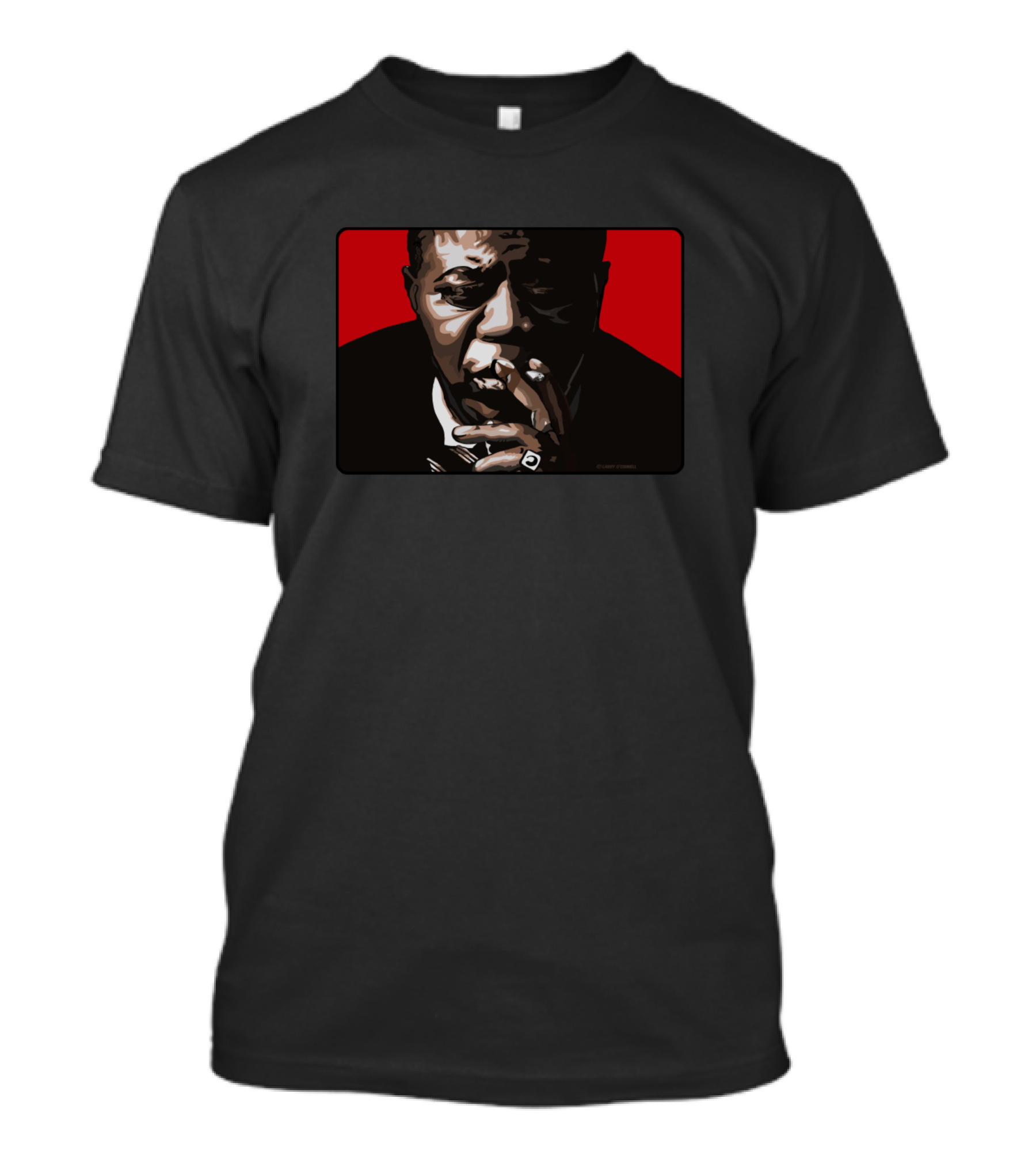 Louis Armstrong Pop Art Portrait In Bold Red T-Shirt