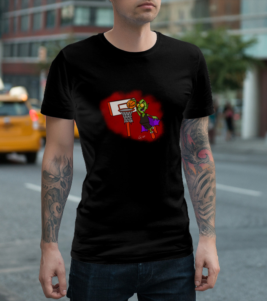 Slam Dunk Vampire Basketball Monster T-Shirt