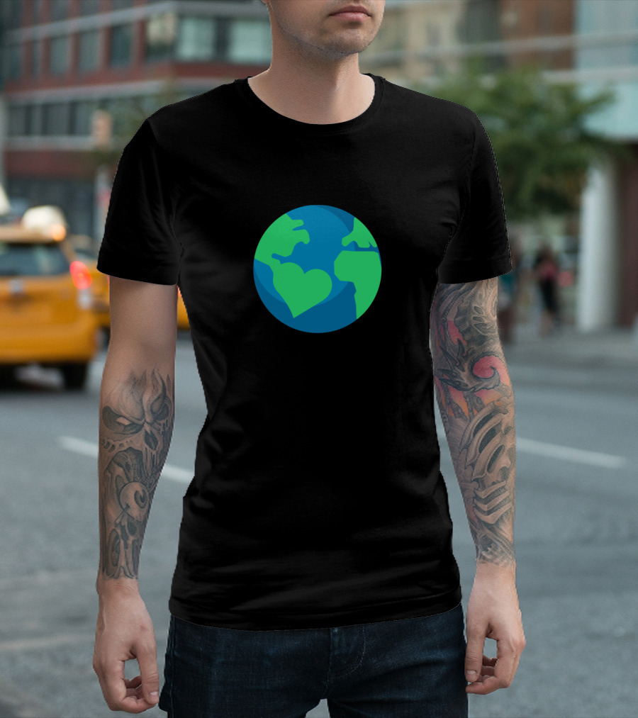 There Is No Planet B Heart Earth Environment Climate Protection T-Shirt