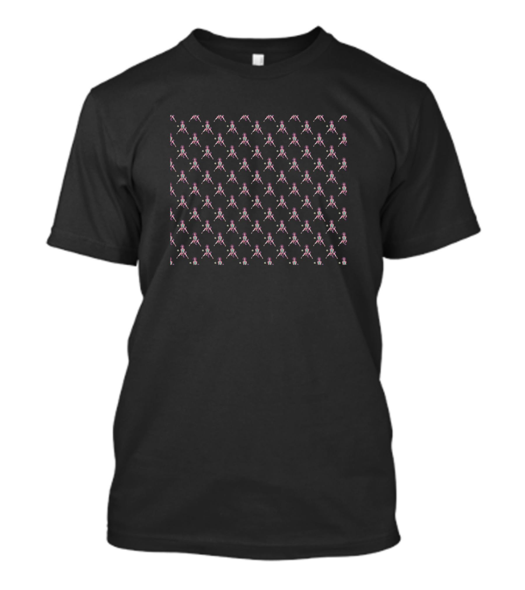 Volleyball Unicorn Pattern Playful Sports Fantasy T-Shirt