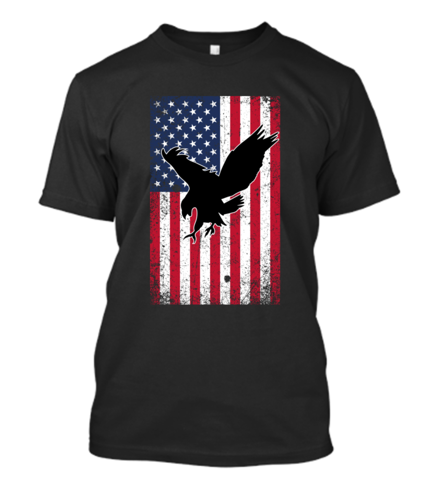 American Flag Eagle Patriotic USA Iconic T-Shirt