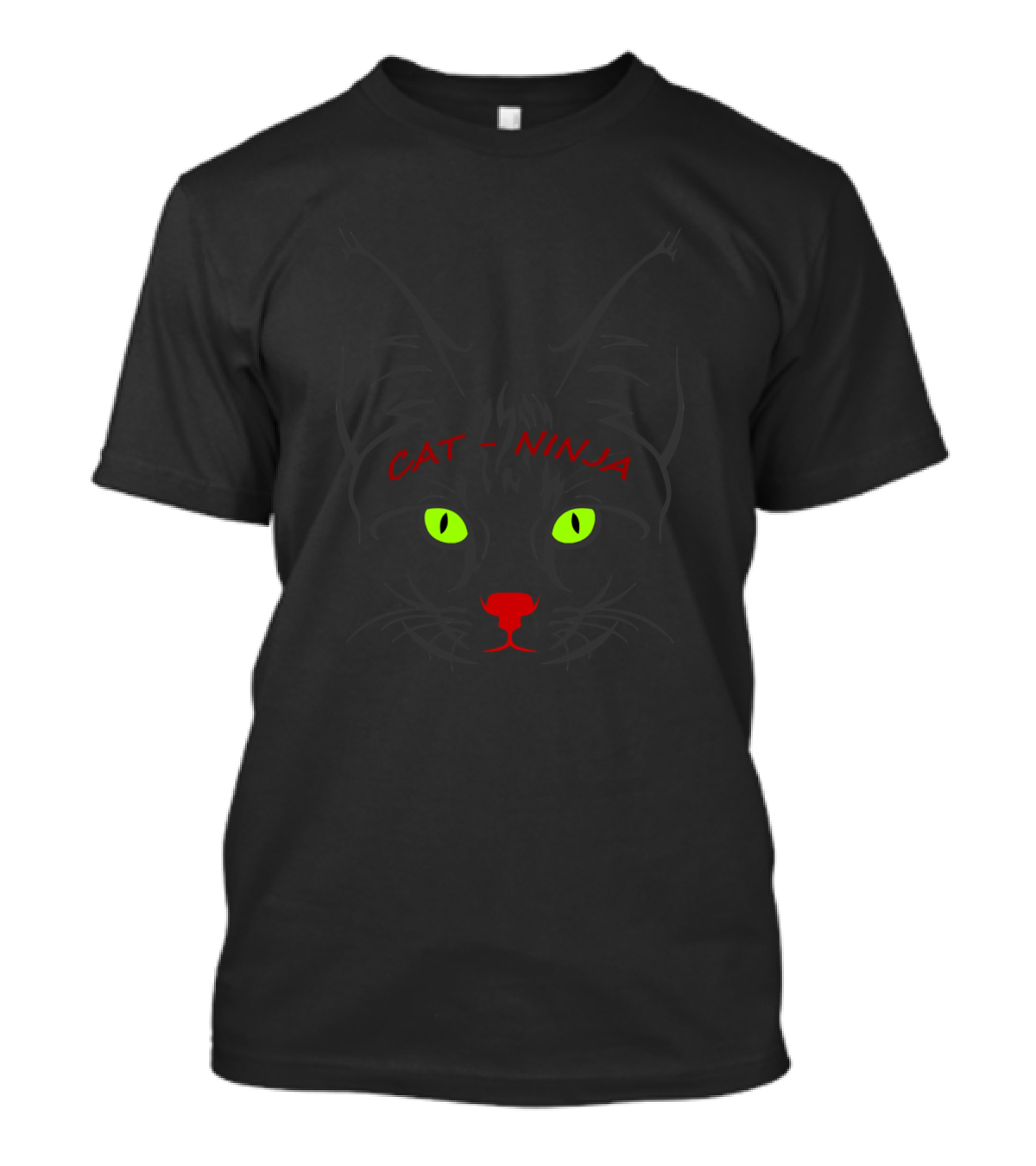 Cat Ninja Japanese Severe Kitten Kitty T-Shirt