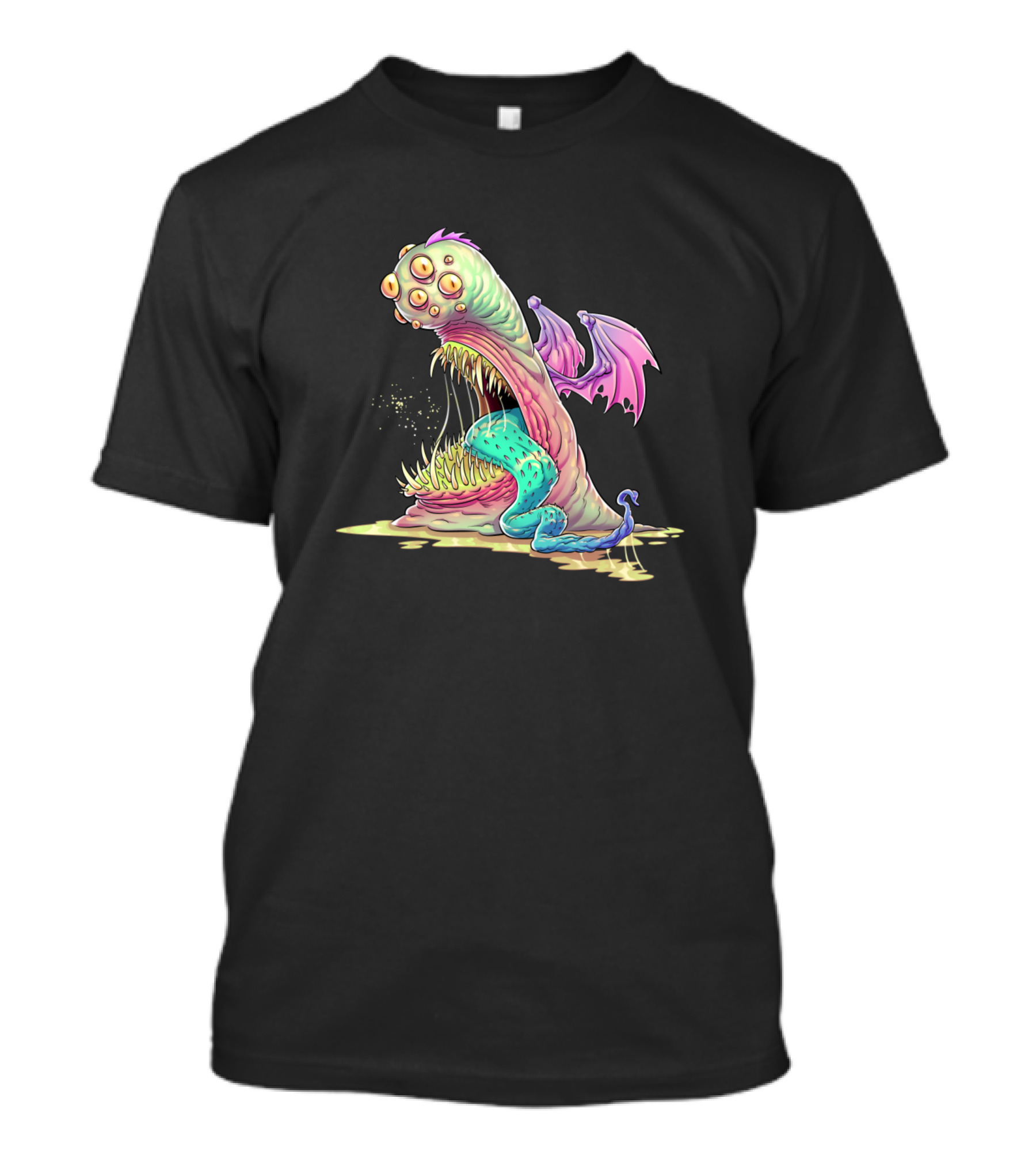 Gorble The Monster That Loves You Multi-Eyed Winged Fantasy Creature T-Shirt
