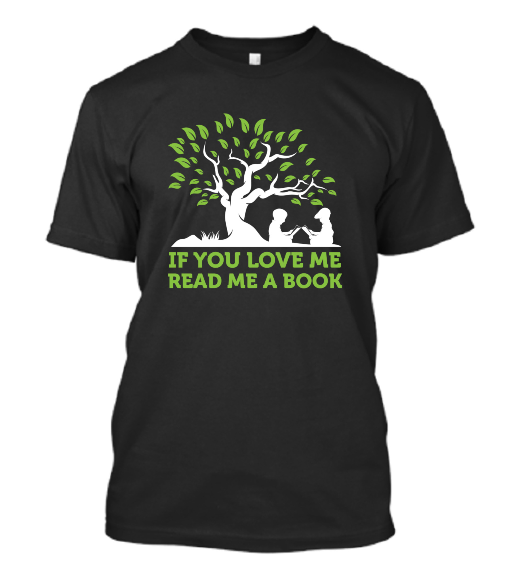 If You Love Me Read Me A Book Tree With Reading Children T-Shirt