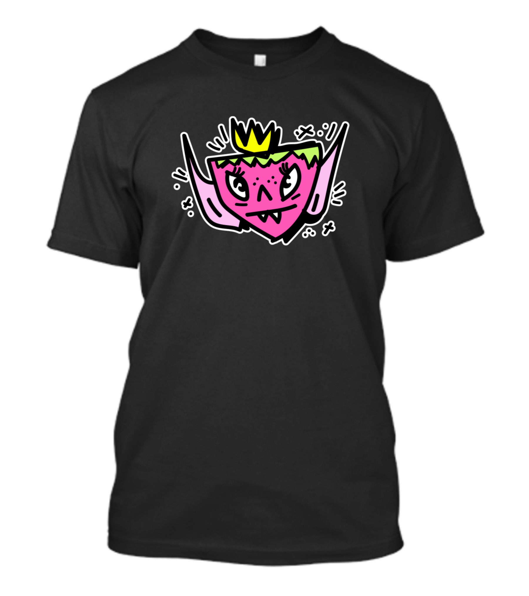 Royal Doodle Crowned Cartoon Creature T-Shirt