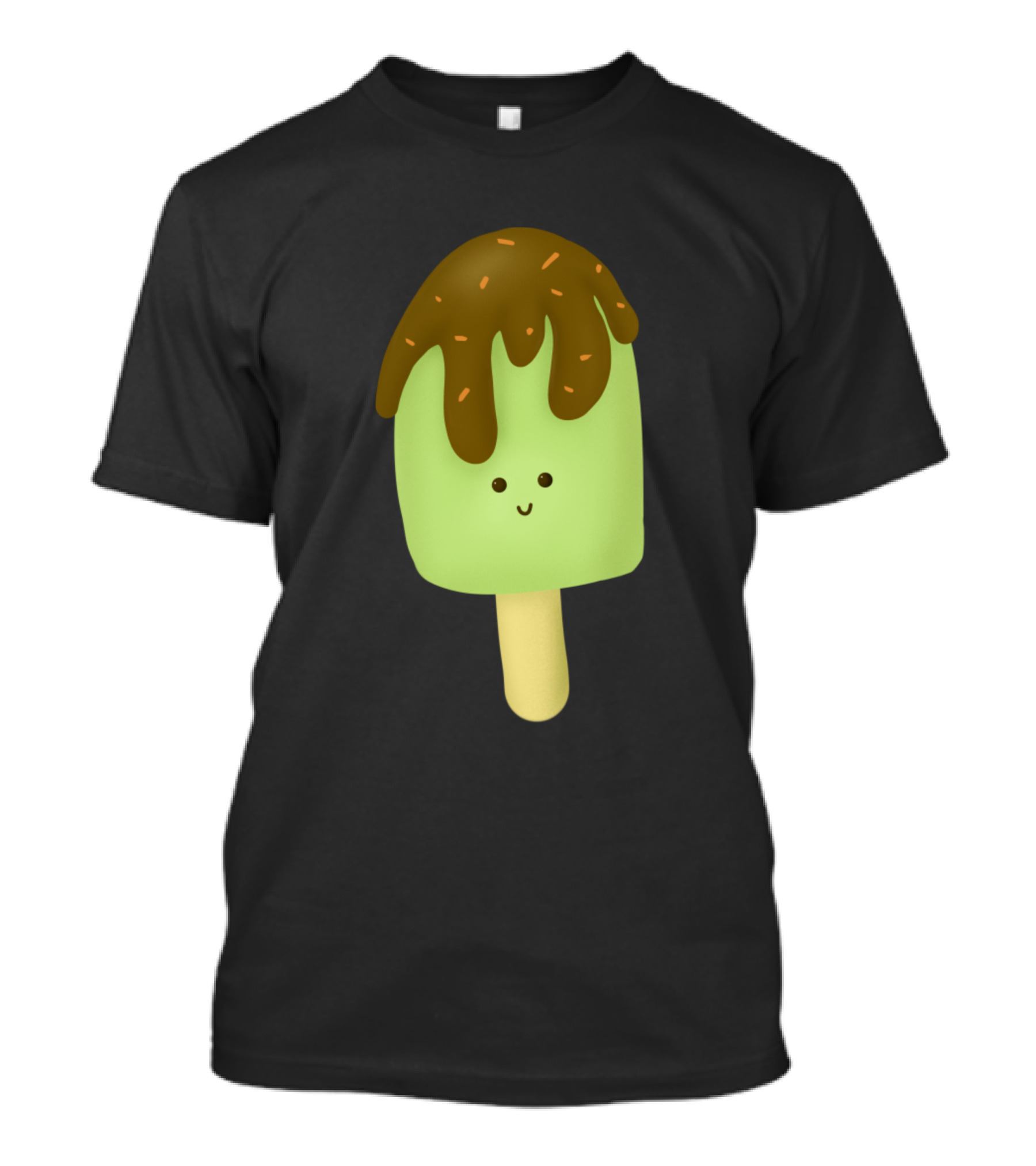 Avocado Popsicle With Chocolate Drizzle And Sprinkles T-Shirt