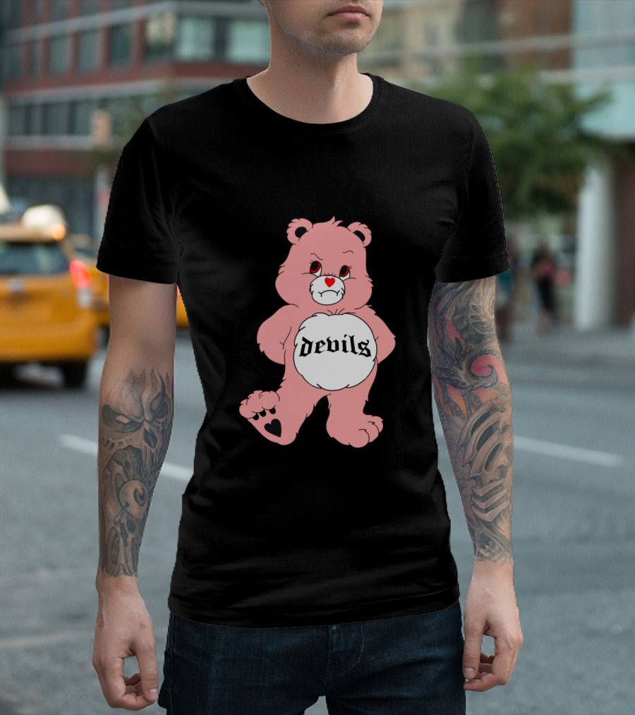 Da Bear Devils Pink Demon Bear T-Shirt