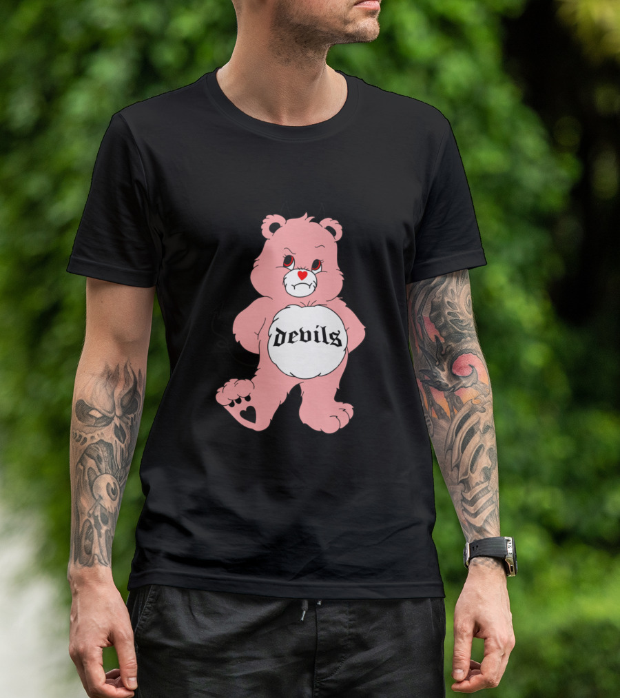Da Bear Devils Pink Demon Bear T-Shirt