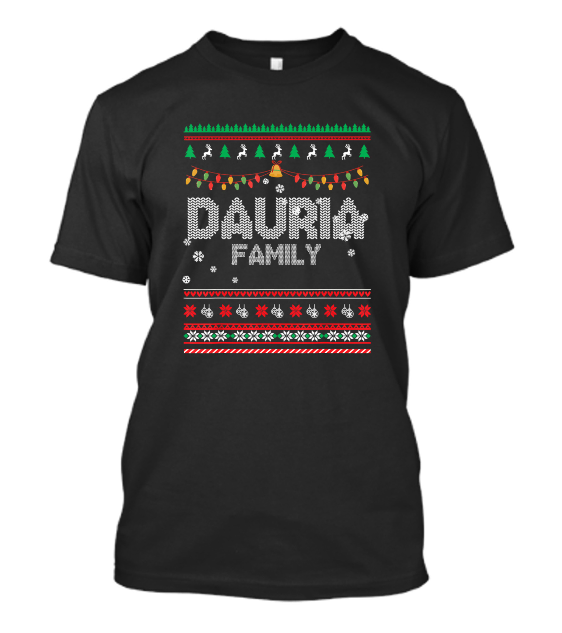 Dauria Family Christmas Festive Holiday T-Shirt