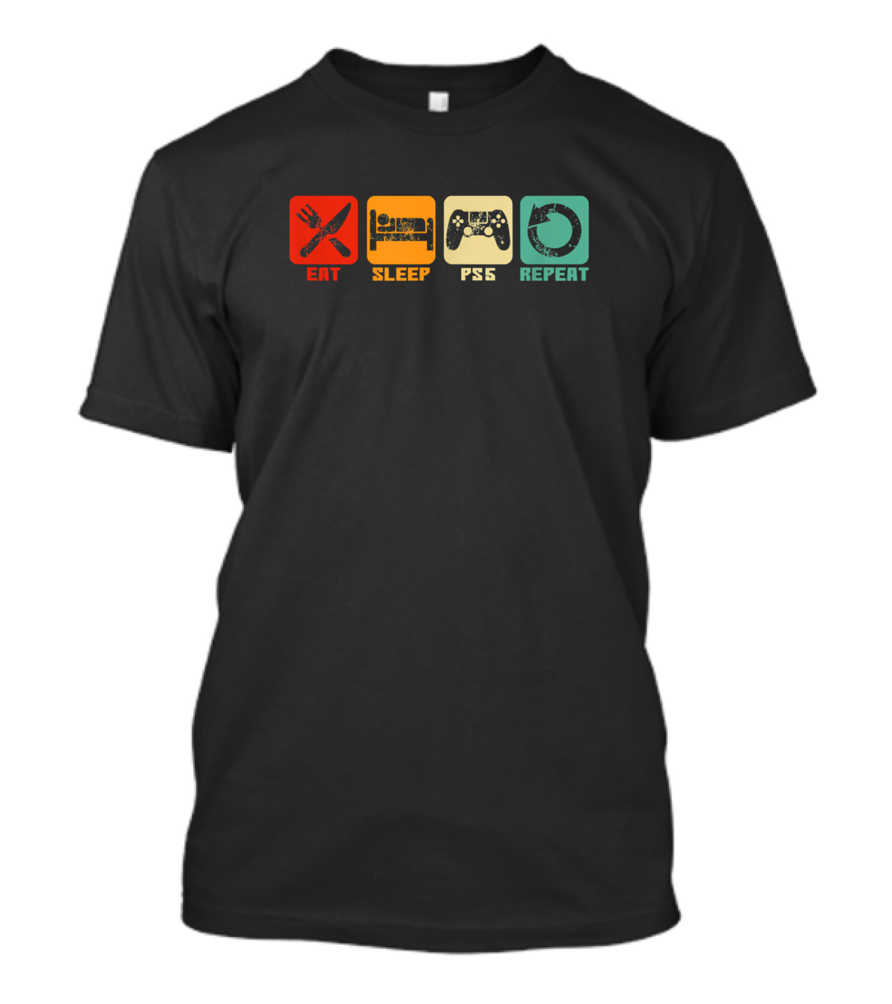 Eat Sleep PS5 Repeat Gaming Cycle T-Shirt