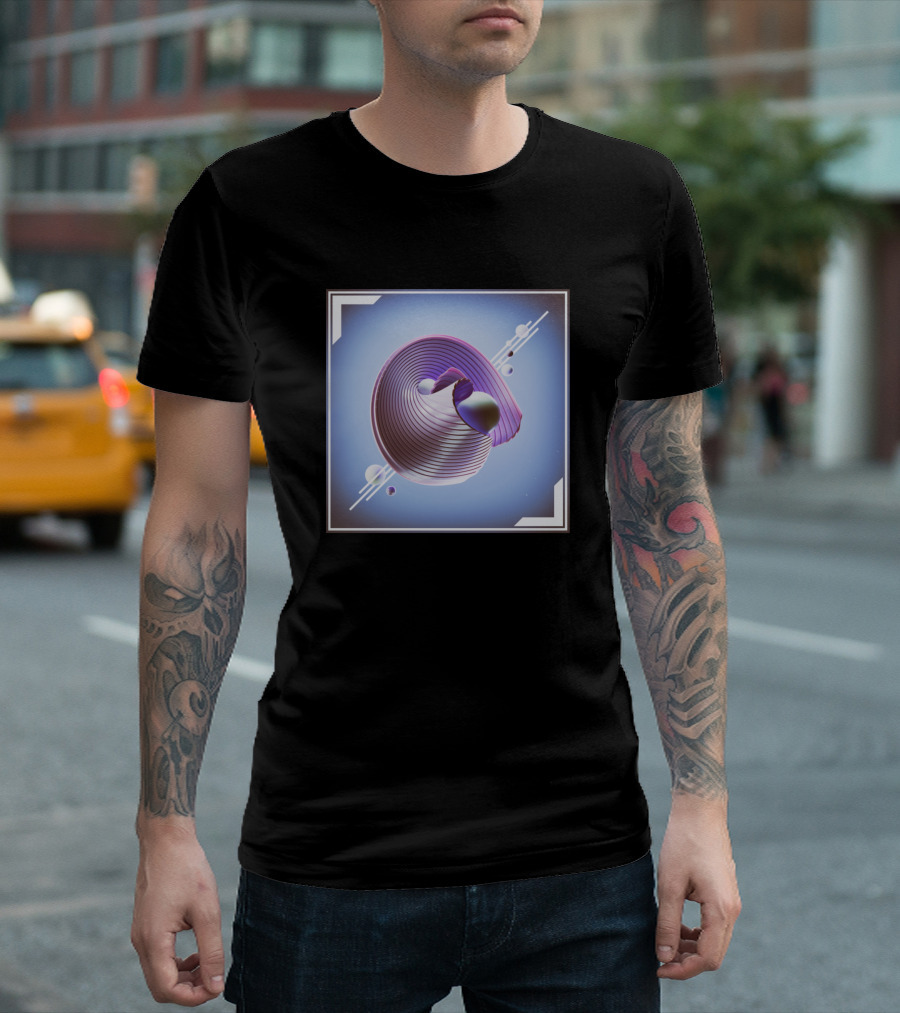 Era Futuristic Abstract Spiral Orbital T-Shirt