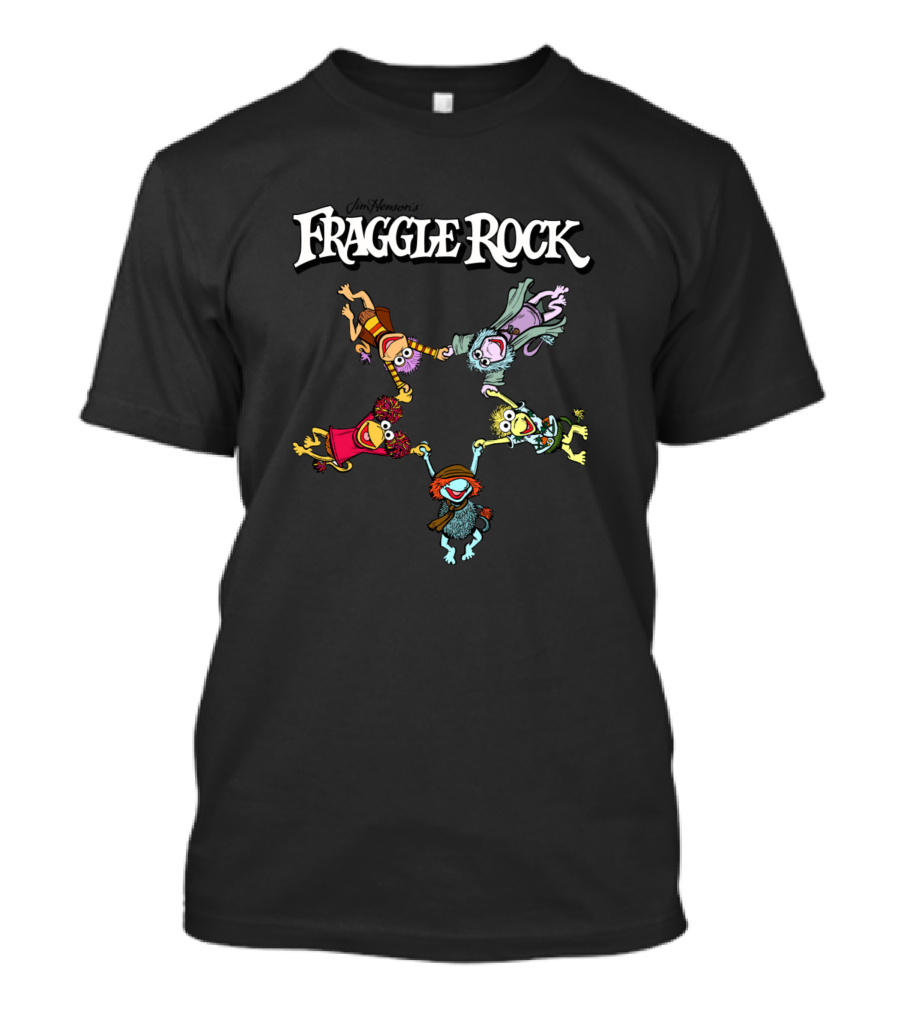 Fraggle Rock Jim Henson TV Show Characters Reunion T-Shirt