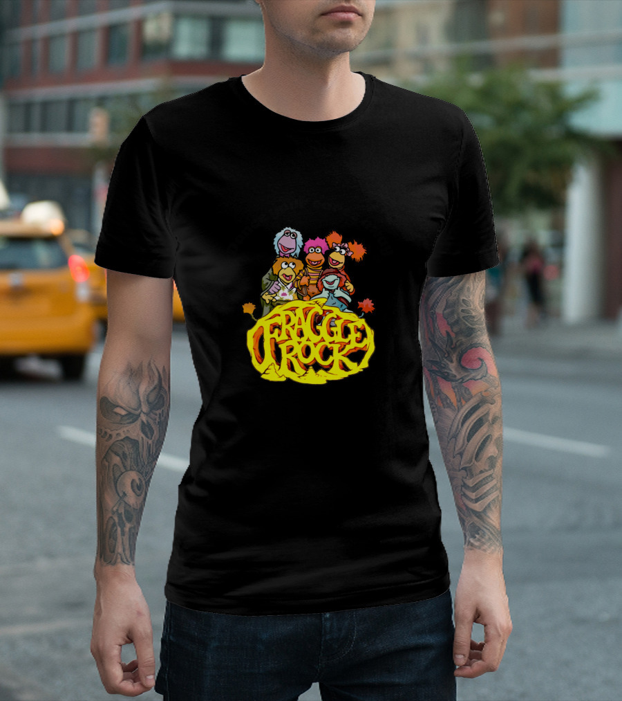 Fraggle Rock Dance Your Cares Away TV Show Characters T-Shirt