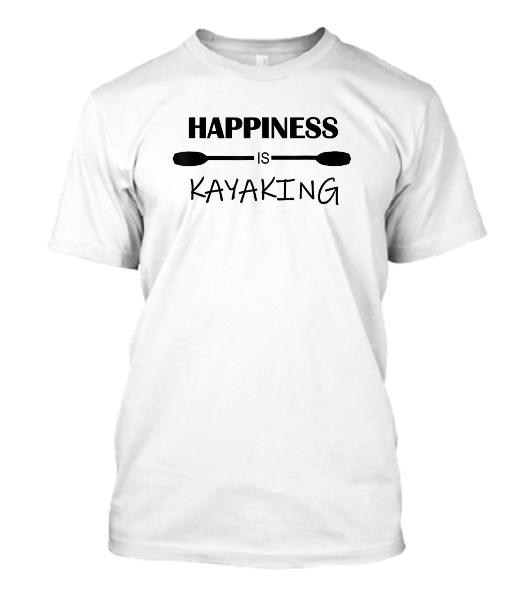 Happiness Is Kayaking Paddle Kayak T-Shirt