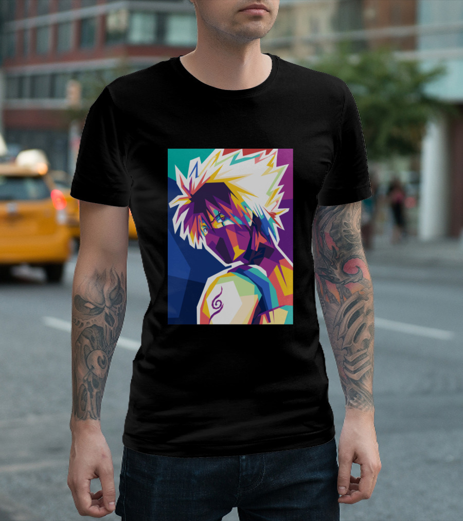 Hatake Kakashi Colorful Pop T-Shirt