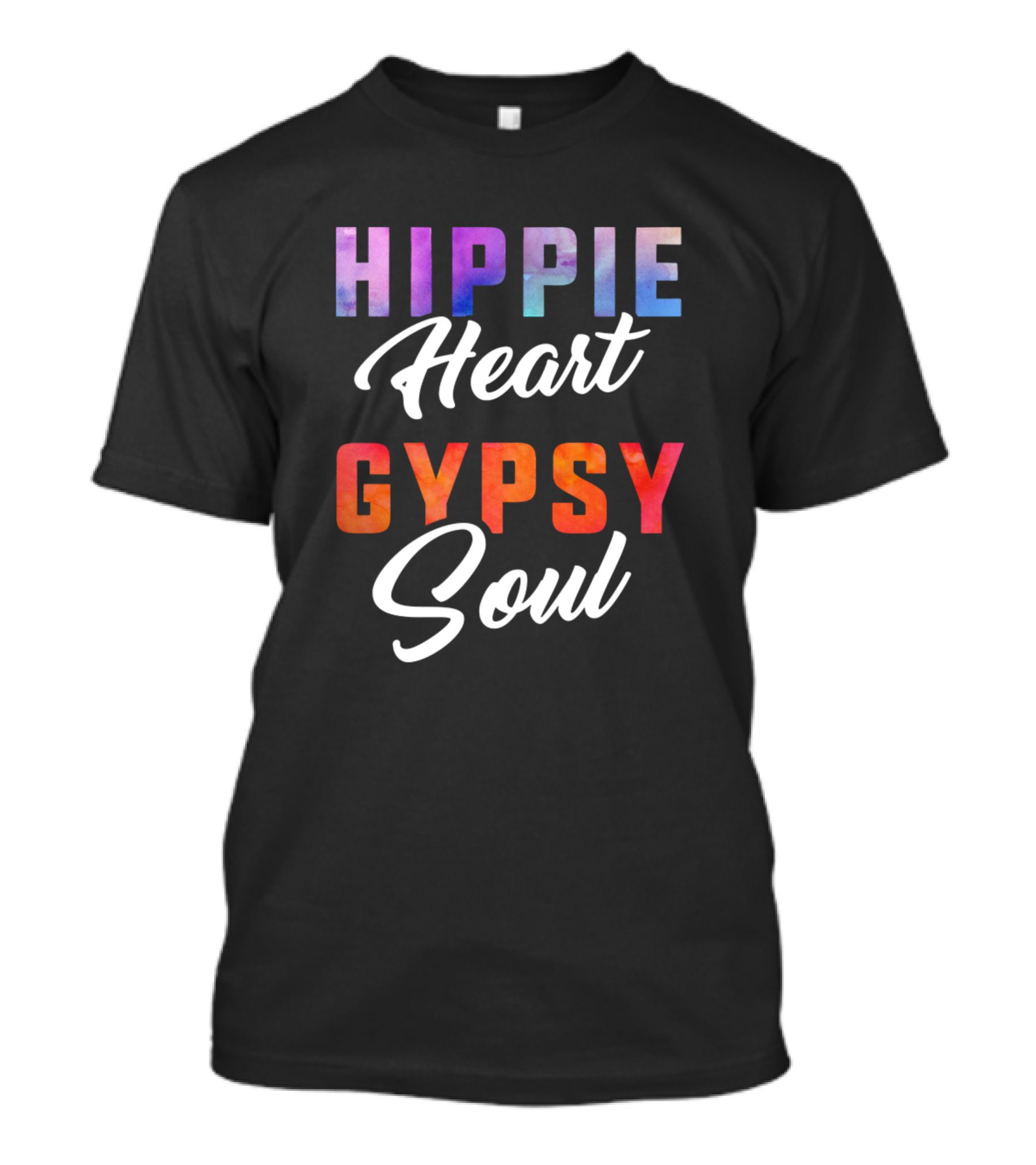 Hippie Heart Colorful Gypsy Soul T-Shirt