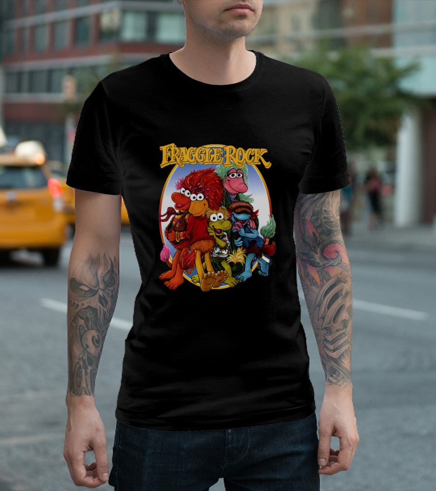 Jim Hensons Fraggle Rock Character Ensemble T-Shirt