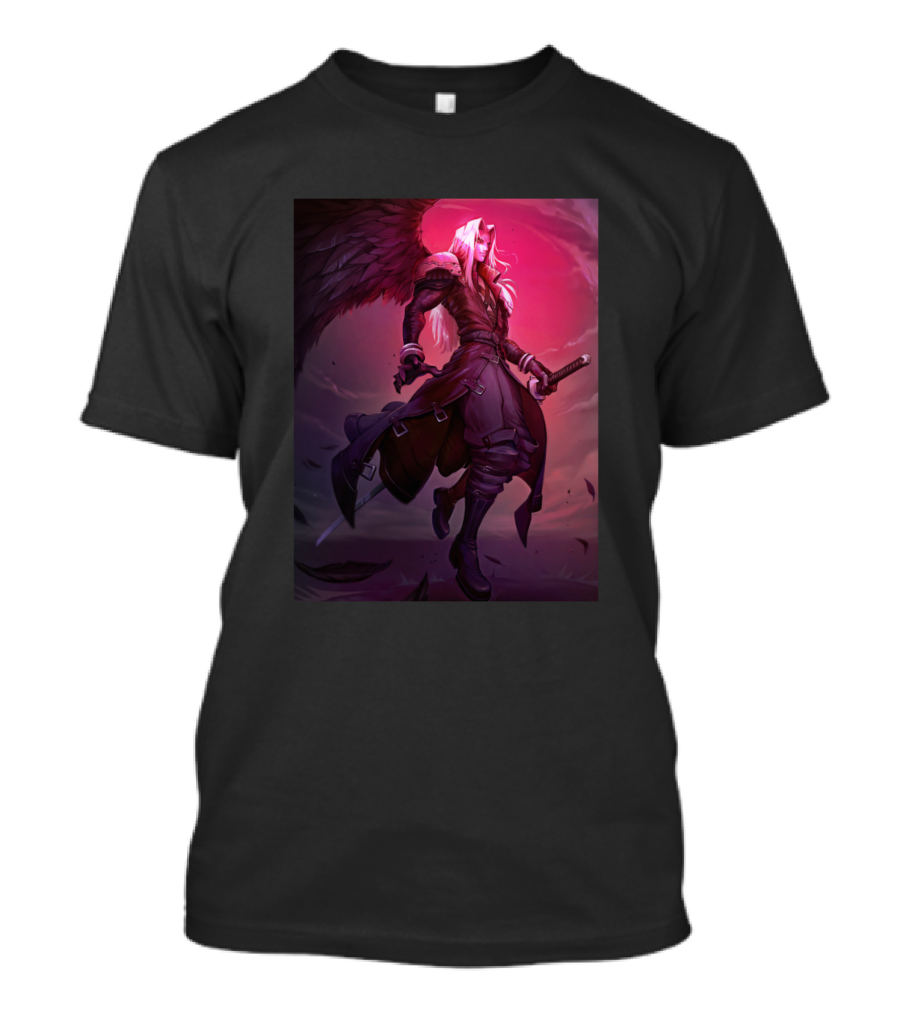 My Fantasy Angel Mysterious Warrior With Wings And Sword T-Shirt