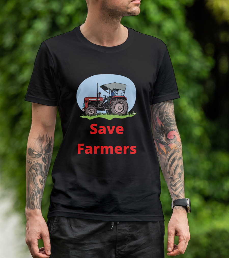 Save Farmers Tractor T-Shirt