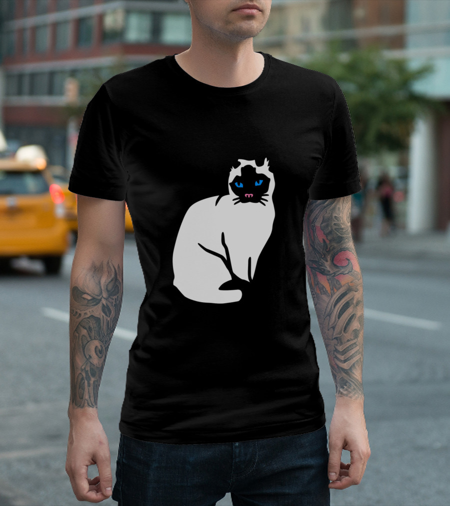 Siamese Cat Dad T-Shirt