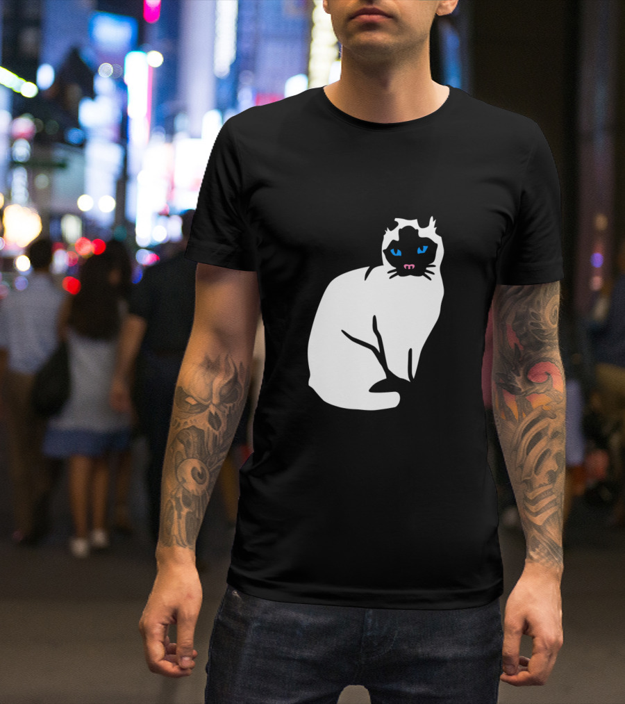 Siamese Cat Dad T-Shirt