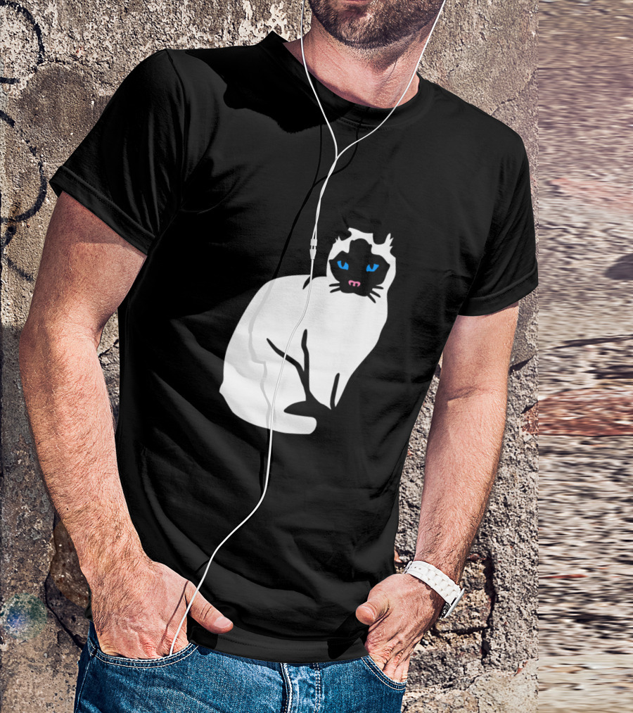 Siamese Cat Dad T-Shirt