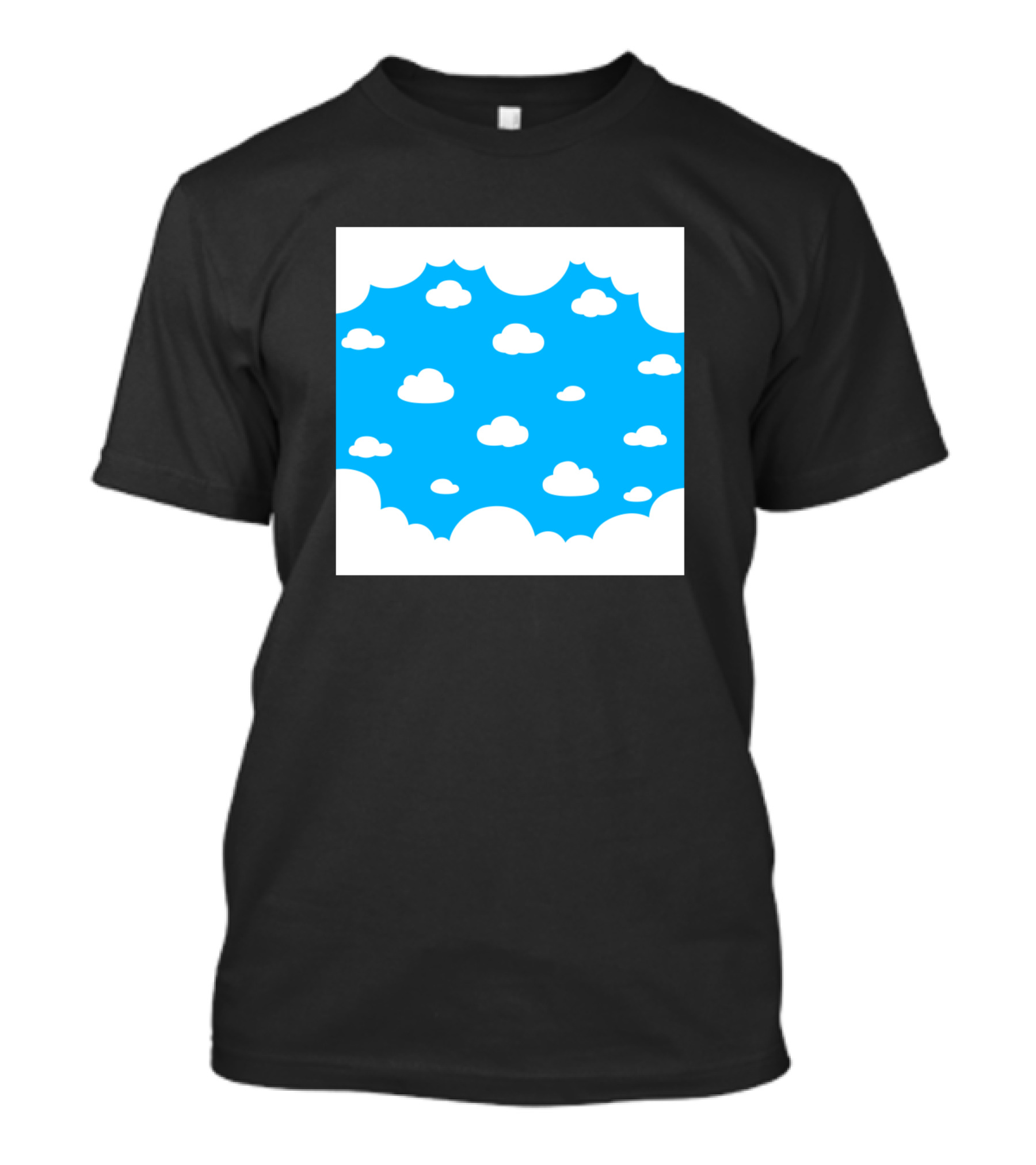 Simple Blue Sky And White Clouds T-Shirt