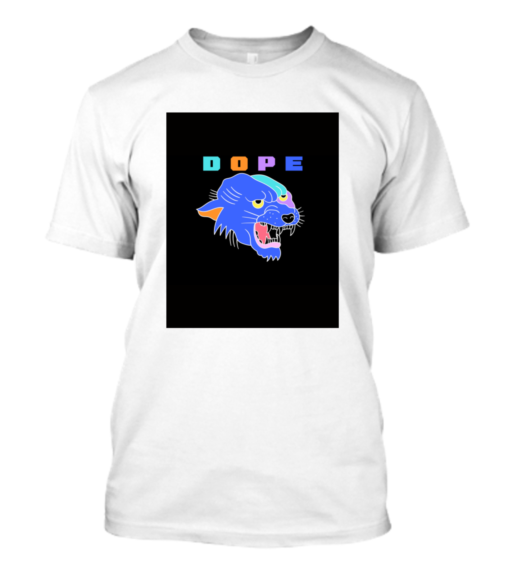 DOPE Street Cat Panther Head T-Shirt