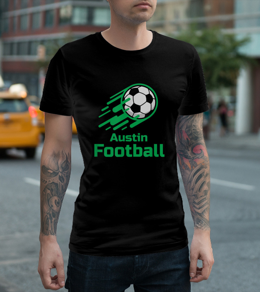 Austin Football Soccer Ball Jersey T-Shirt