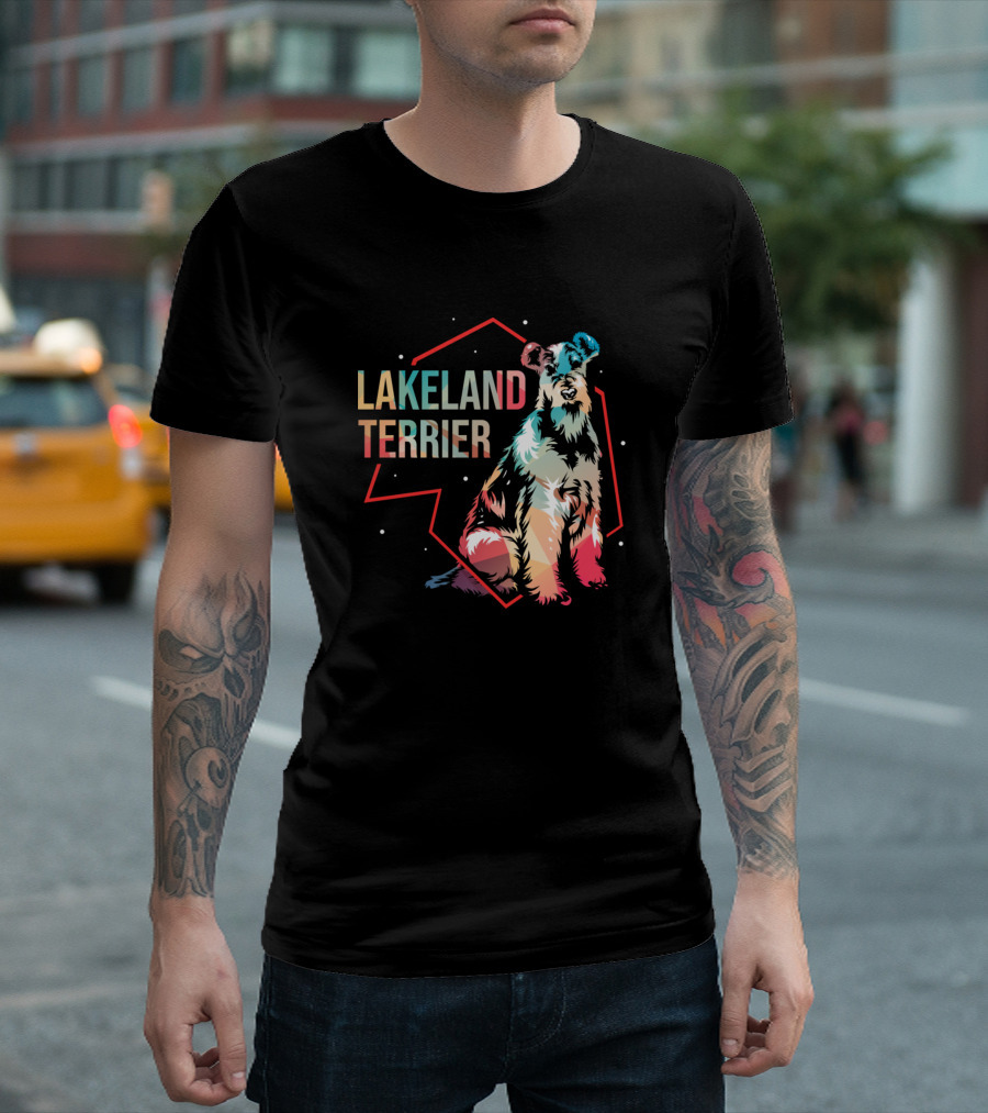 Lakeland Terrier Colorful Dog488 T-Shirt