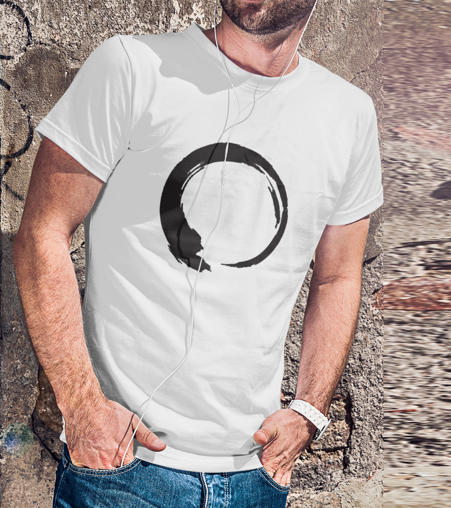 Enso Zen Circle Symbol Calligraphy T-Shirt