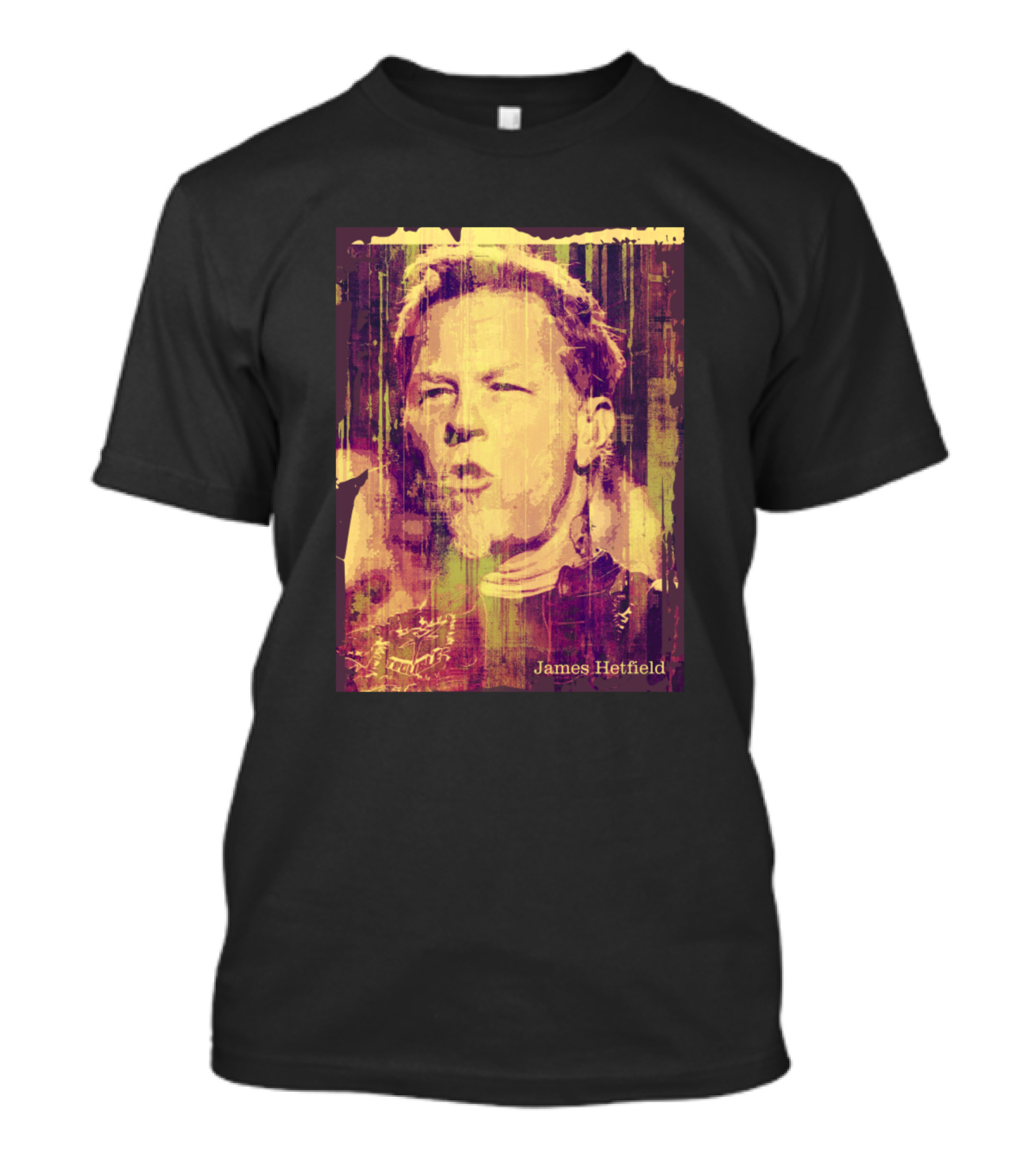 James Hetfield Colorful Portrait T-Shirt