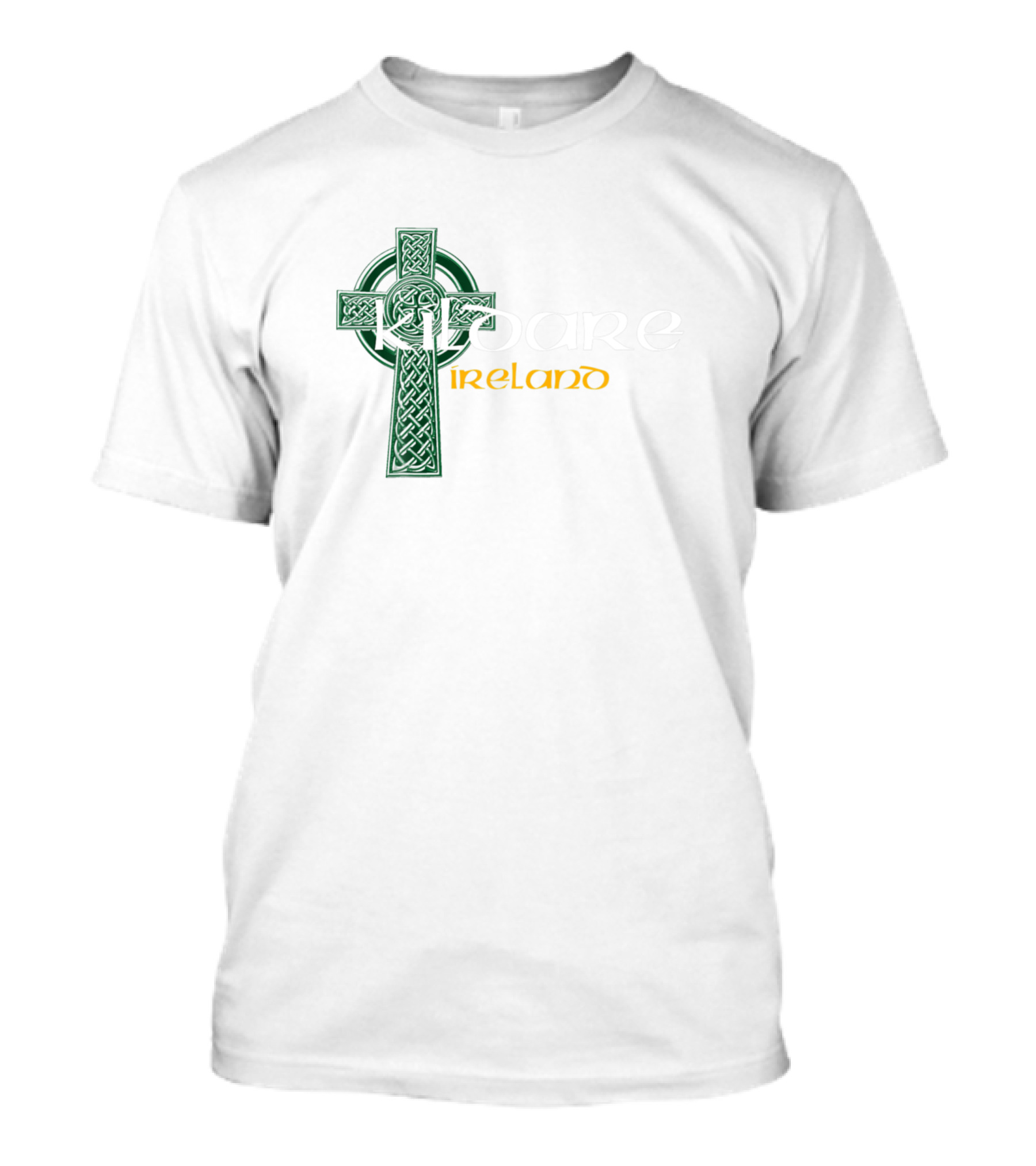 Kildare Ireland Celtic Cross Design Gaelic Football T-Shirt
