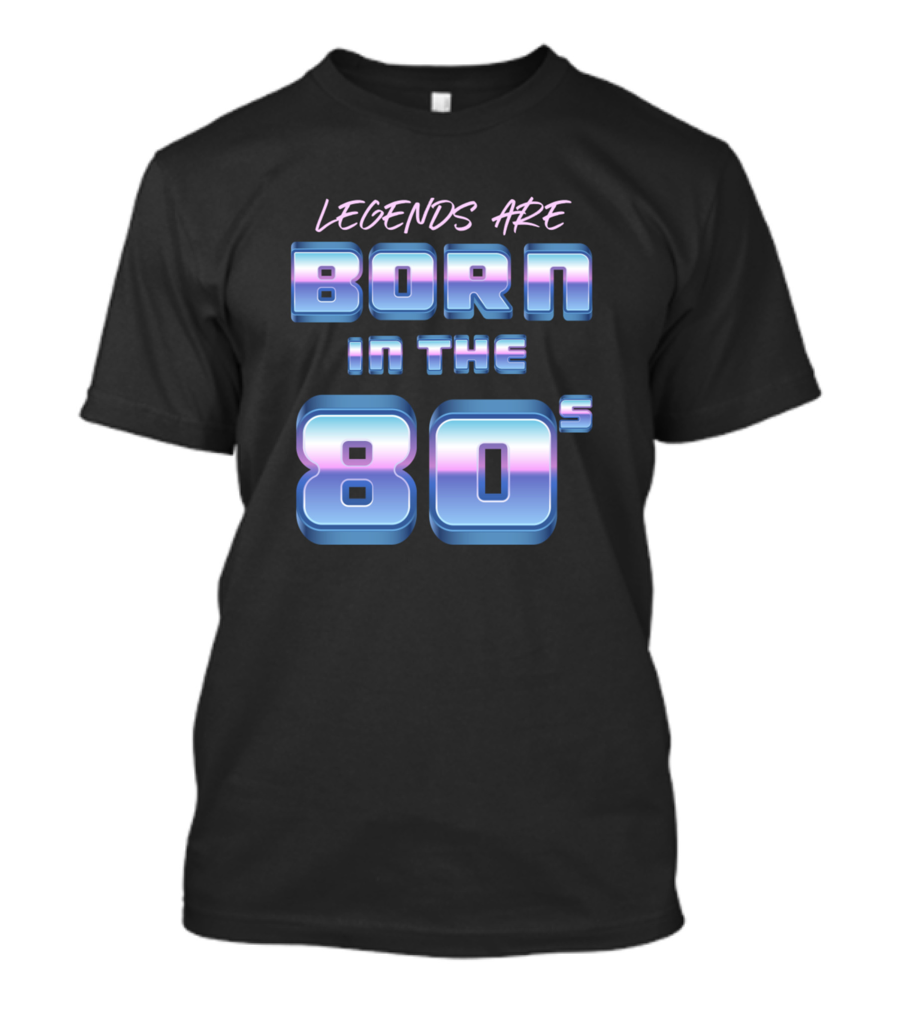 Icons Of The 80S Born Legends Birthday T-Shirt