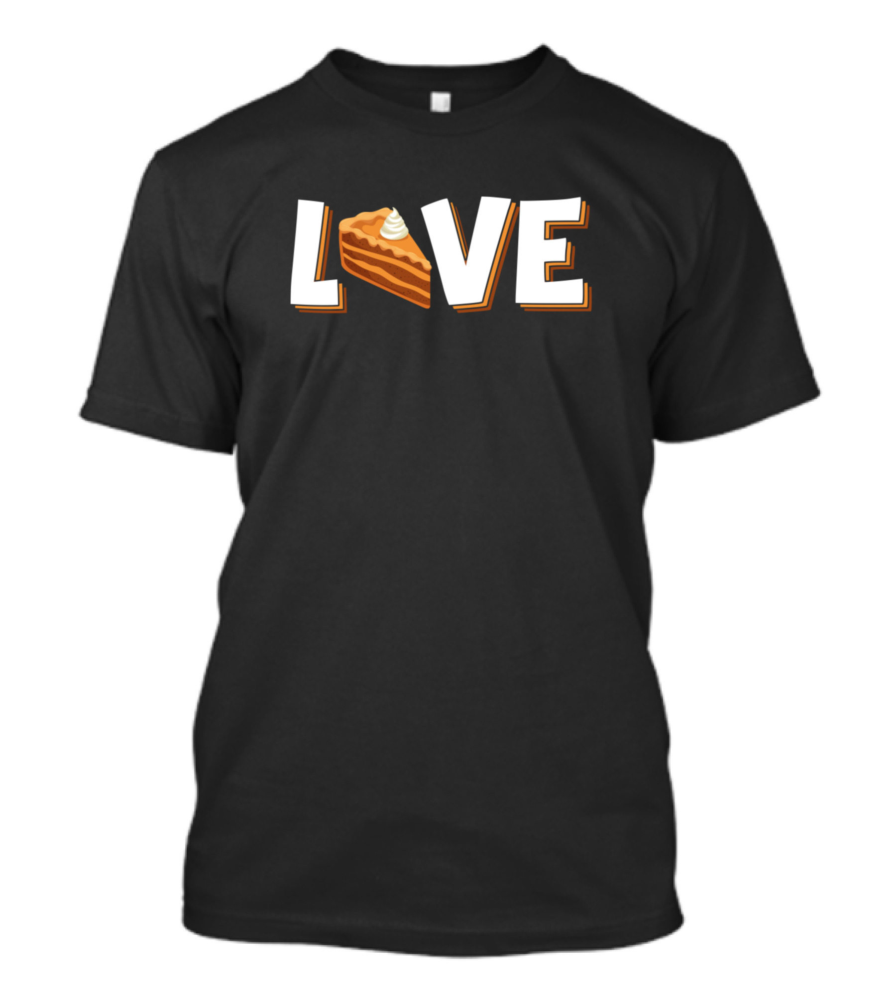 LOVE Pumpkin Pie Slice T-Shirt
