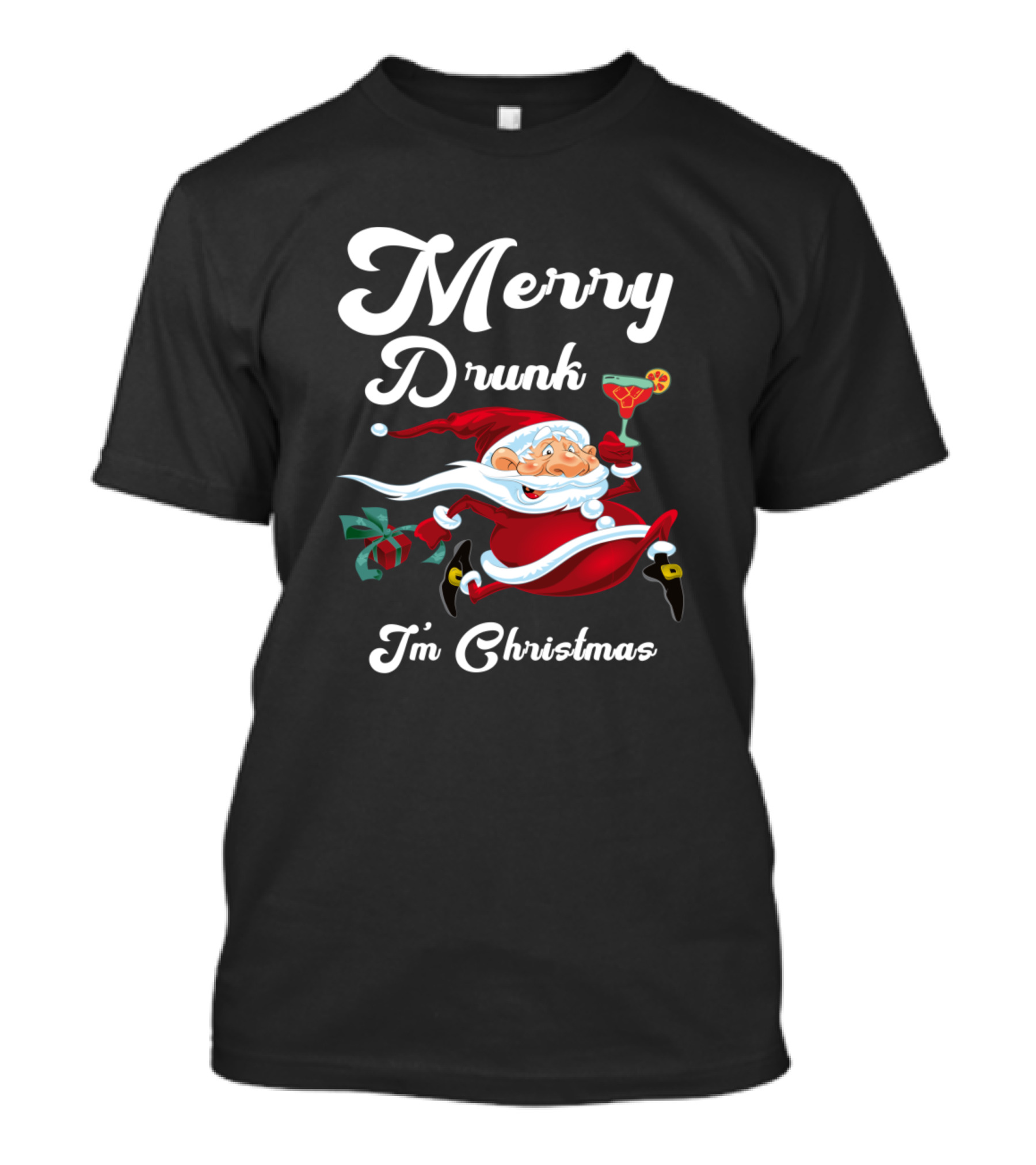 Merry Drunk I'm Christmas Santa T-Shirt
