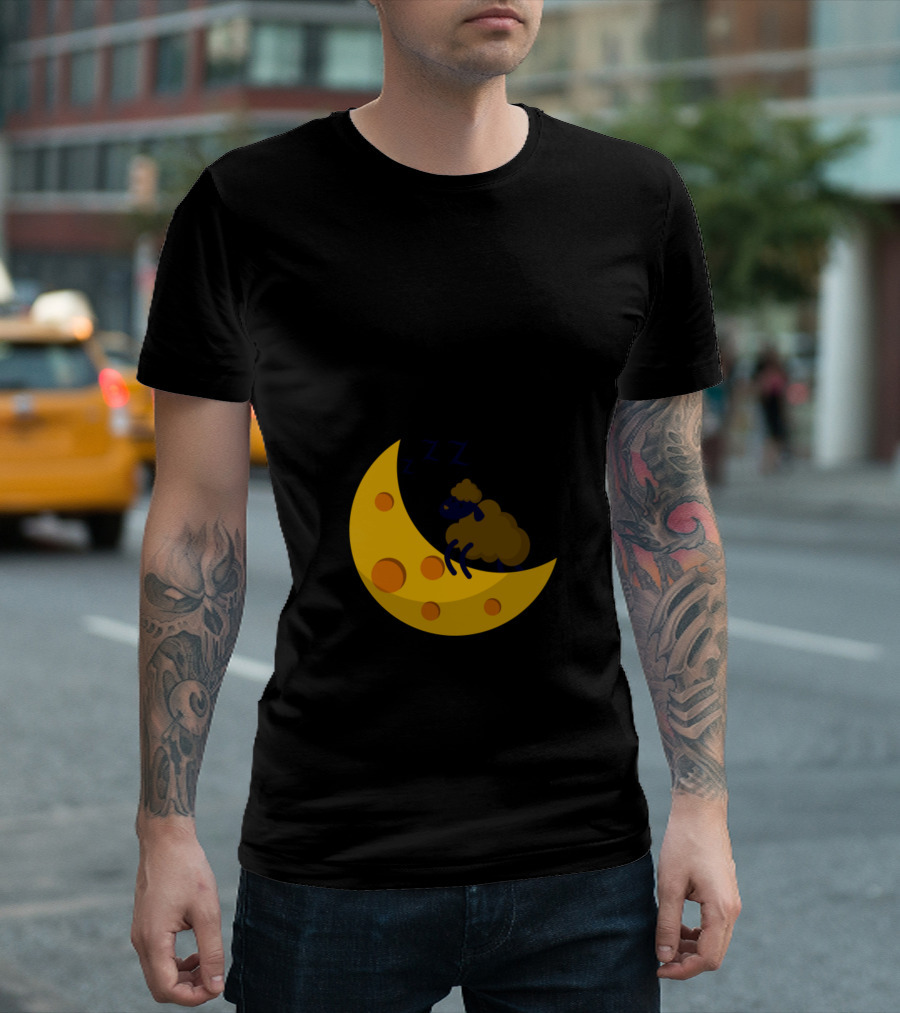 Michael Learns To Walk Moon Sheep Sleep Zzz T-Shirt