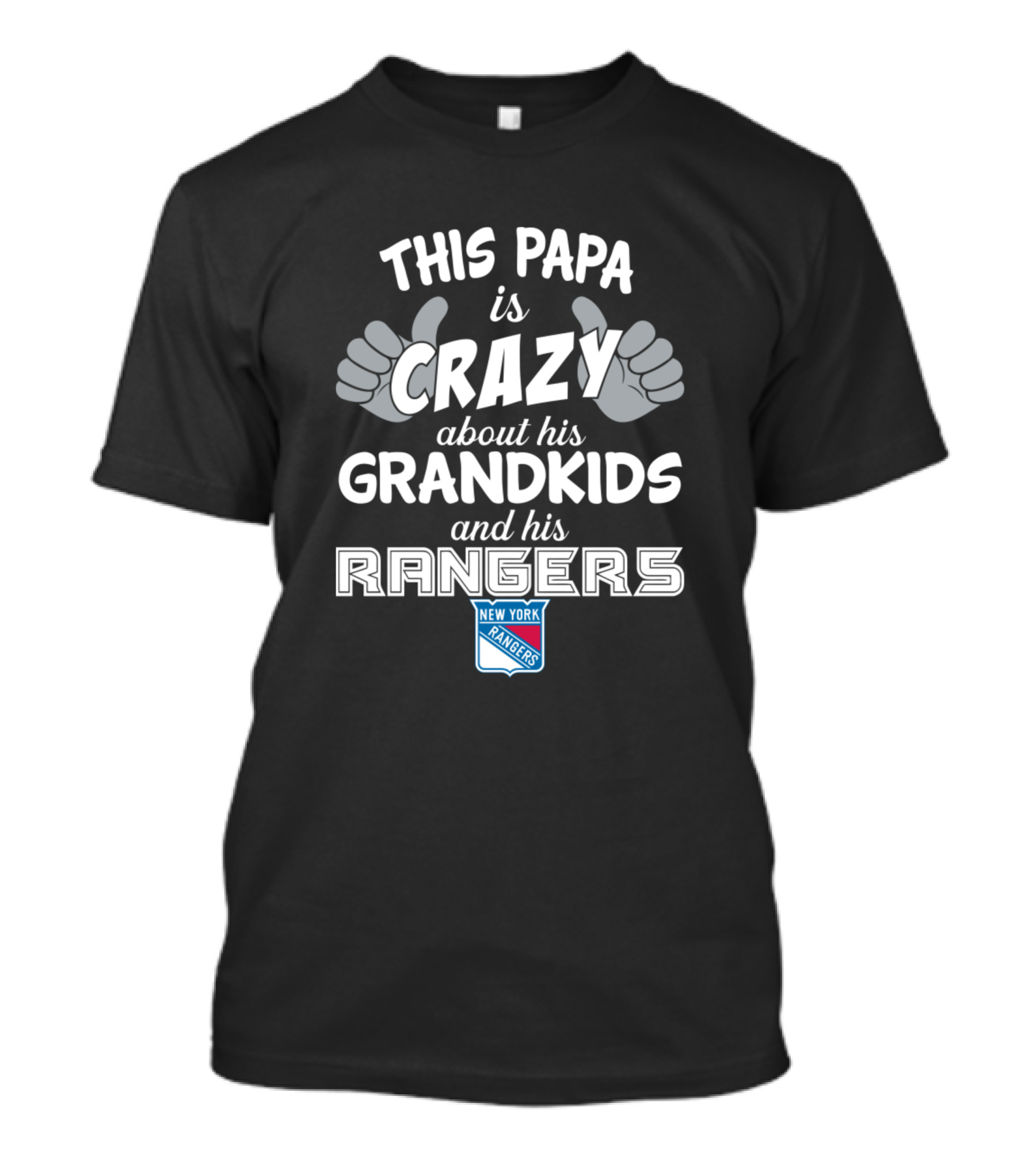 This Papa Is Crazy About His Grandkids And His New York Rangers T-Shirt
