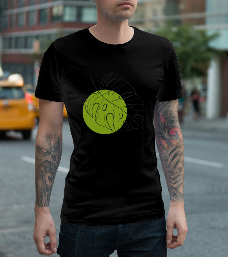 Plant Leaf Circle T-Shirt