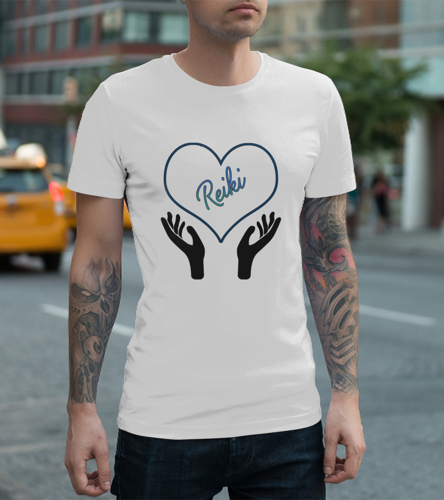 Reiki Heart With Open Hands T-Shirt