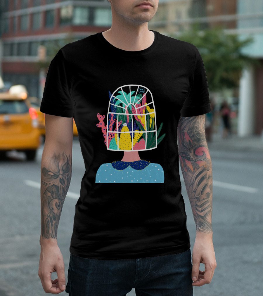 Renewal Mind Garden Blossoms Vivid Colors T-Shirt