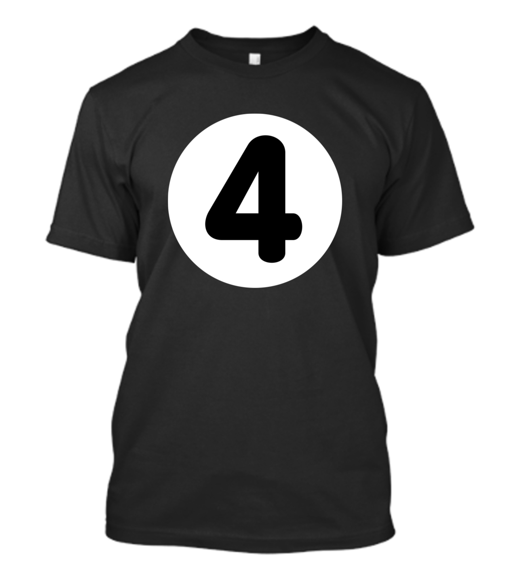 4 Ball White Circle T-Shirt