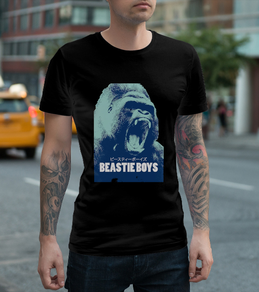 Beastie Boys Gorilla Print T-Shirt