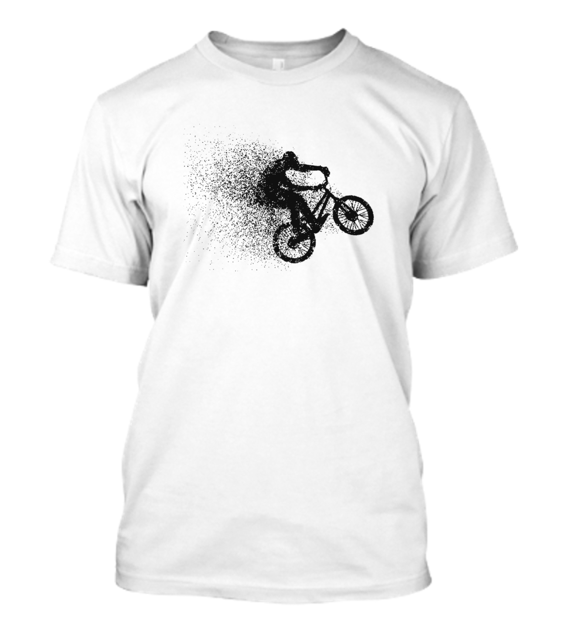 Bmx Rider Performing Stunts Doing Tricks Minimal T-Shirt