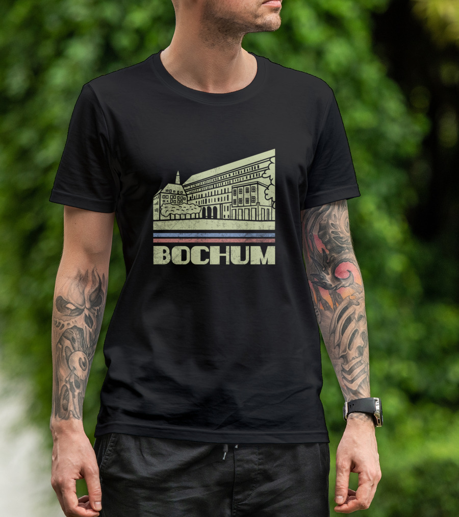 Bochum City Germany Architecture Skyline Cityscape T-Shirt