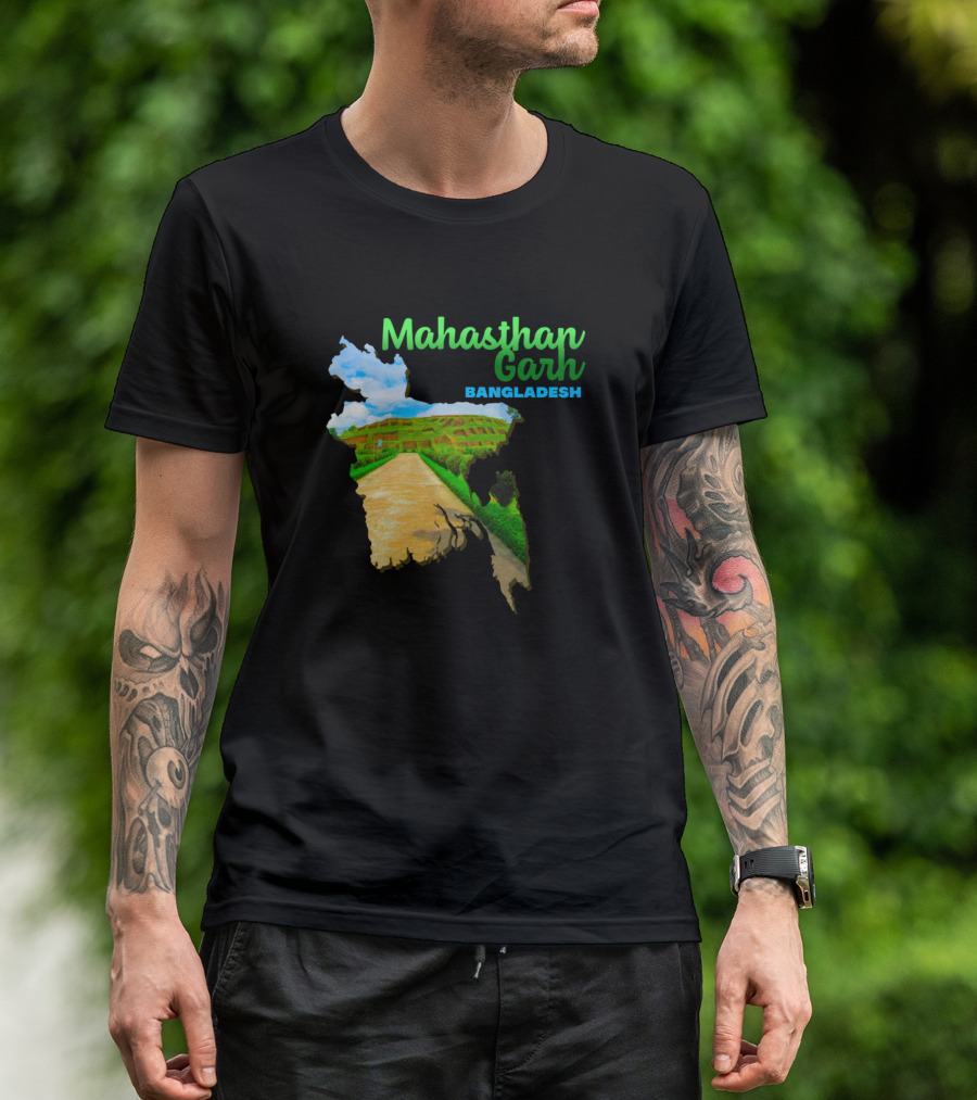 Mahasthan Garh Bangladesh Scenic Route To Ancient Citadel T-Shirt