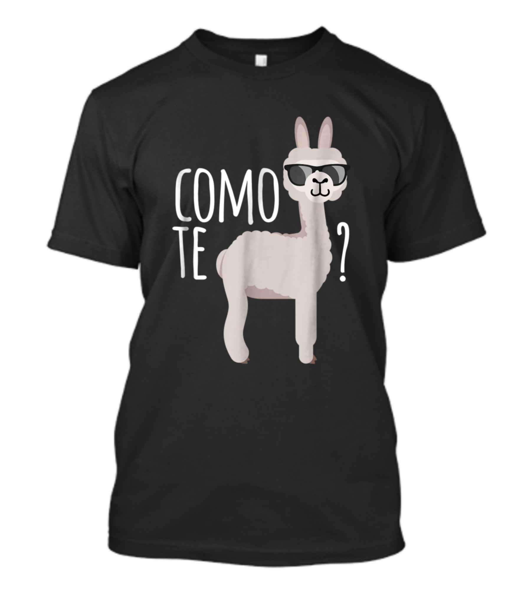 Como Te Llama Funny Cool Llama T-Shirt