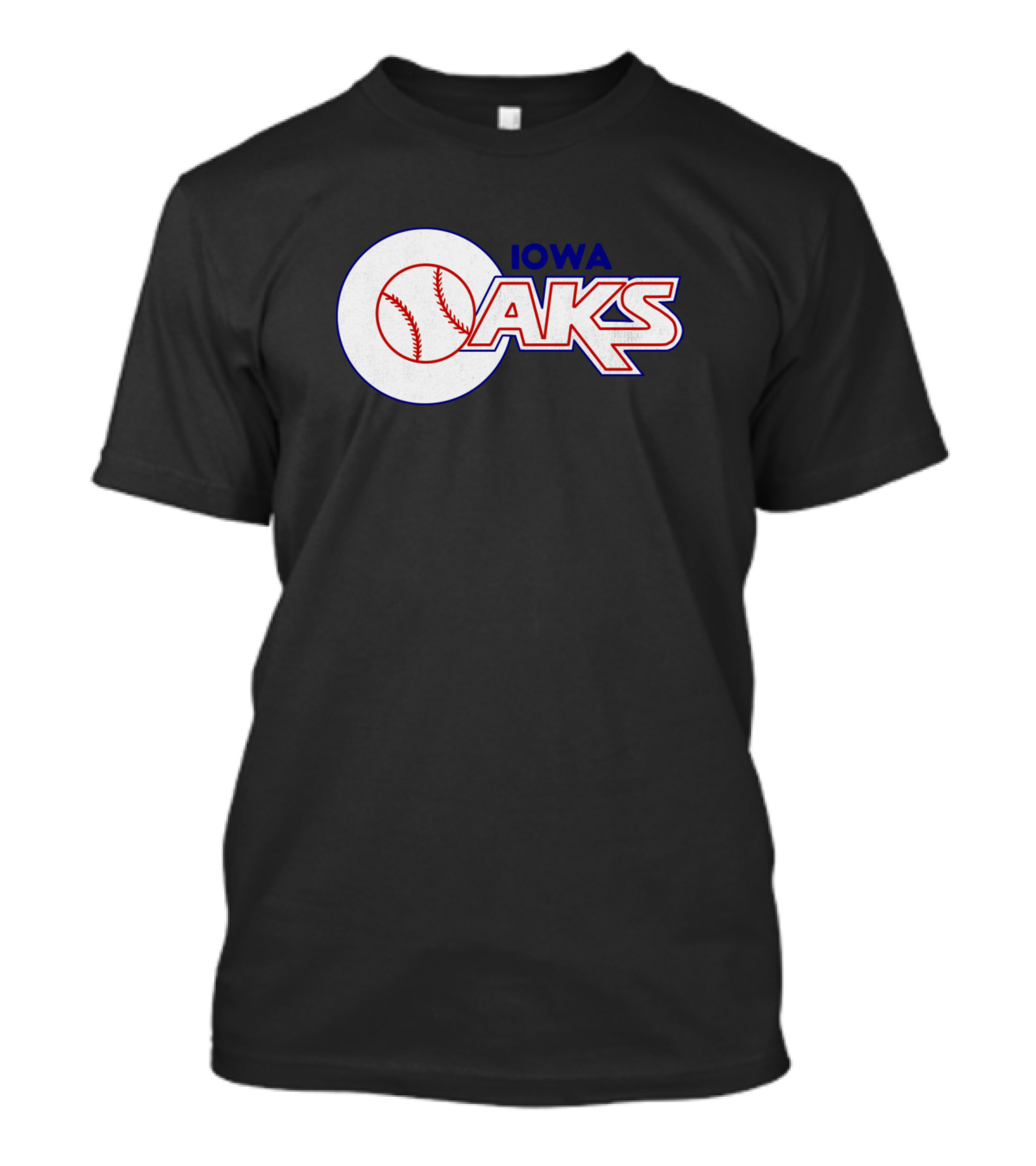 Iowa Oaks Baseball Vintage Logo 1979 T-Shirt