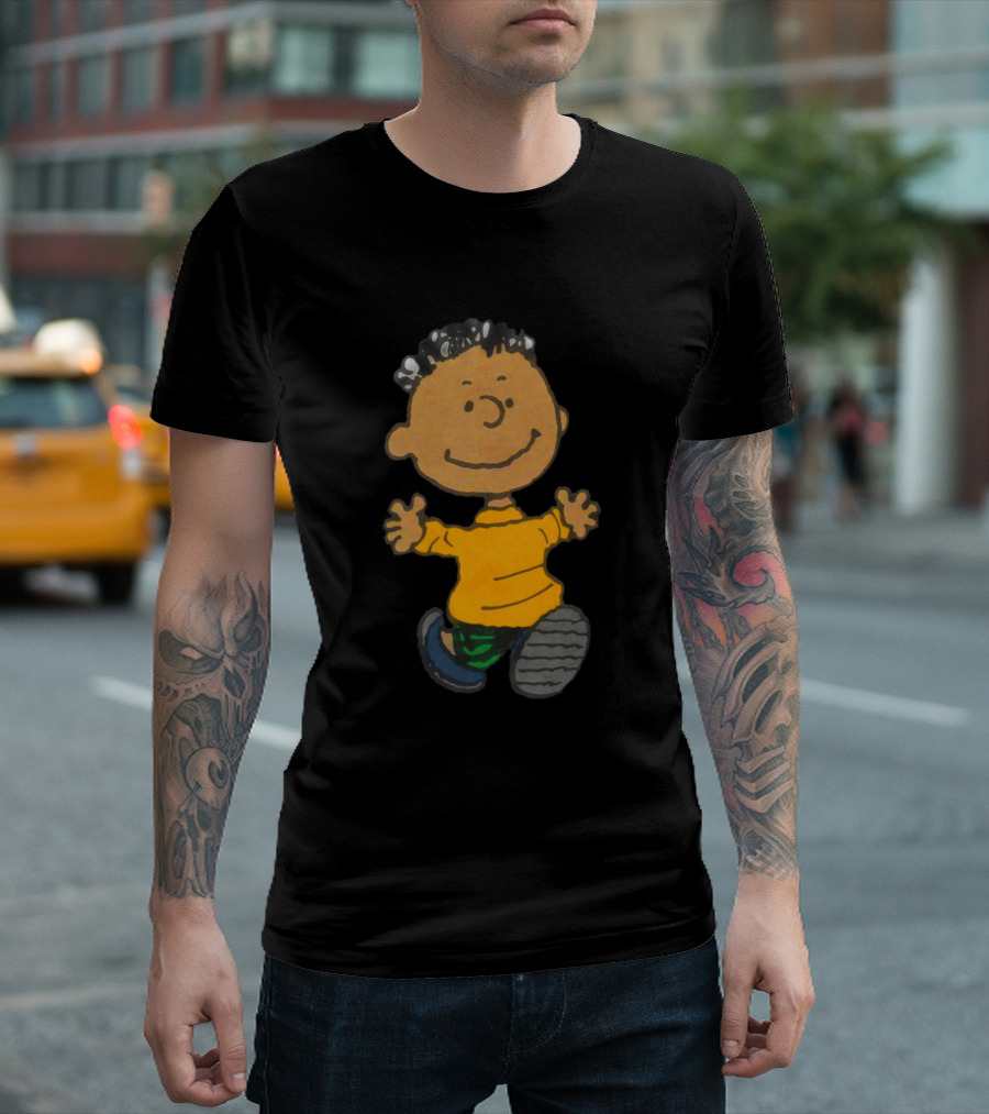 Franklin From Peanuts Gang Iconic Character T-Shirt