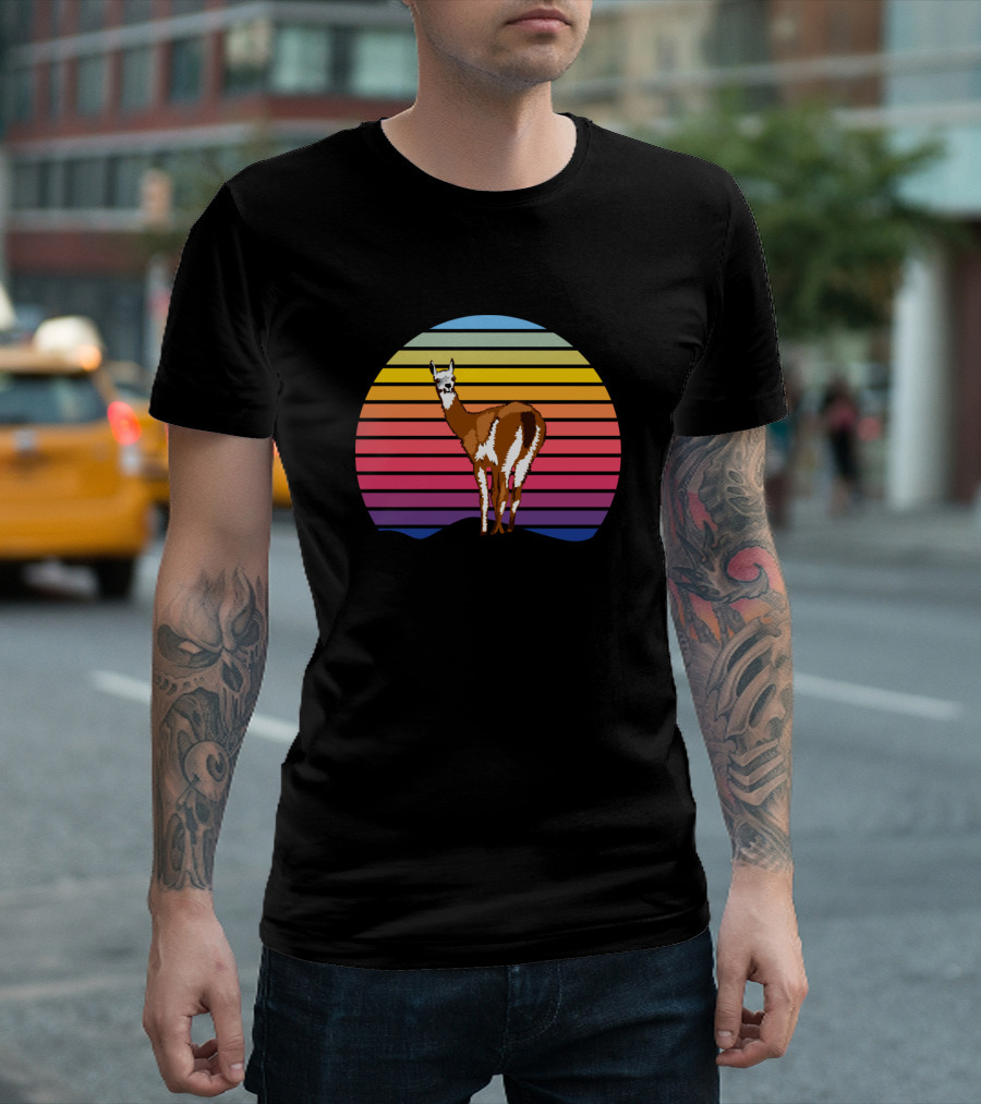 Guanaco Retro Sunset T-Shirt